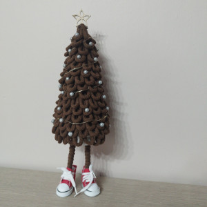 Choinka ze sznurka bawełnianego