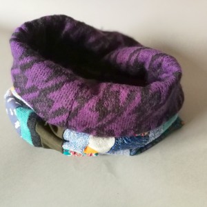 komin patchwork etno rower miły ciepły