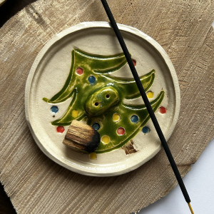 PALOLOPULI podstawka na  kadzidełko i Palosanto