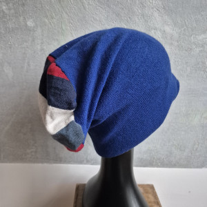 Czapka smerfetka turkus