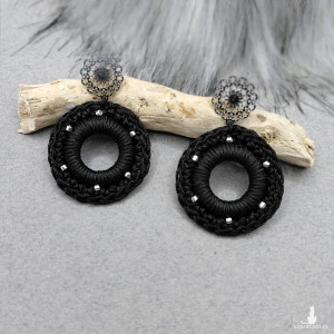 „LINDA” kolczyki szydełkowe