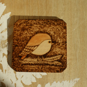 podstawka pod kubek rustykalna