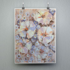 Plakat "Flower kiss" 30x42 cm