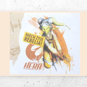 nowy plakat gwiezdne wojny, star wars plakat A4, Hera plakat z gwiezdnych wojen, gwiezdne wojny plakaty 21x30 filmowe  plakaty do domu, nowoczesne plakaty na ścianę, małe plakaty z fimów
