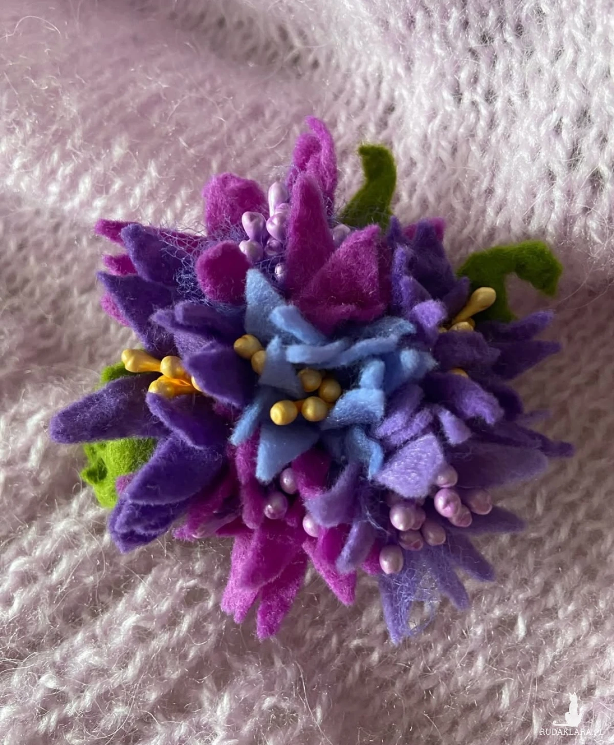 Bukiecik z filcu