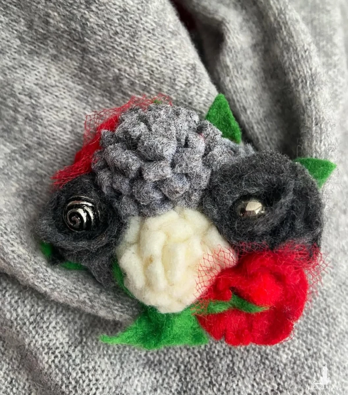 Bukiecik z filcu