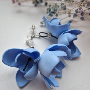 Kolczyki kwiaty leciutkie