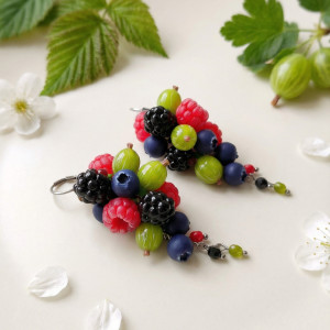 Kolczyki z owocami