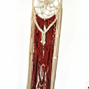 Ręcznie robiony łapacz snów – makrama boho | idealny na prezent