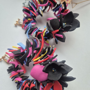 Kolczyki  lub klipsy koła szaleństwo