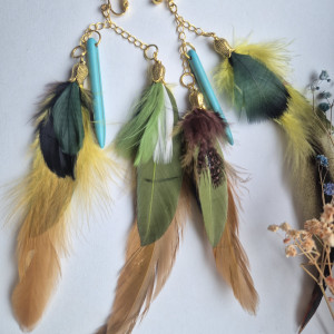 Kolczyki  lub klipsy koła szaleństwo