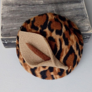 Fascynator panterka i kwiat kalii