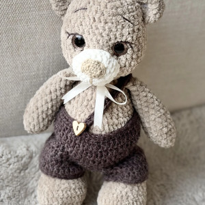 Miś Damcio ręcznie robiony.