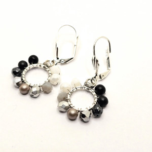 Wiszące kolczyki koła 9