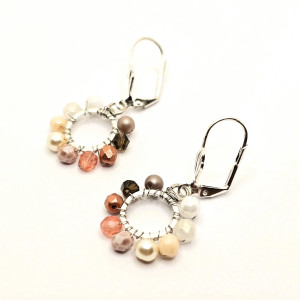 Wiszące kolczyki koła 10