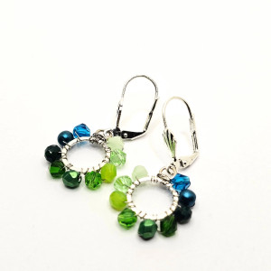 Wiszące kolczyki koła 15