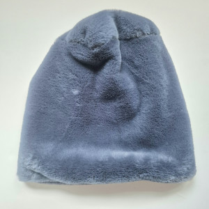 Futrzana  sztuczne futro niebieska