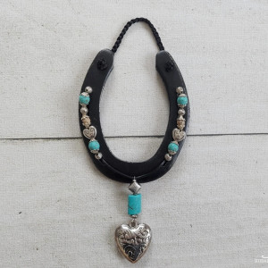 Dekoracja podkowa z sercem