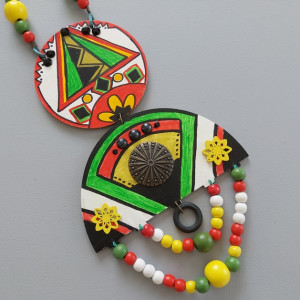 Dekoracja ścienna z motywem azteckim