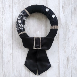 Wianek na drzwi w stylu glamour