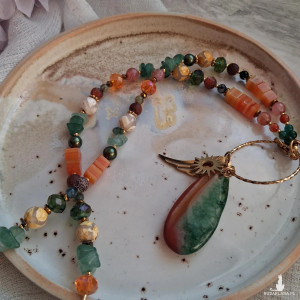 Naszyjnik "Płoną góry, płoną lasy"