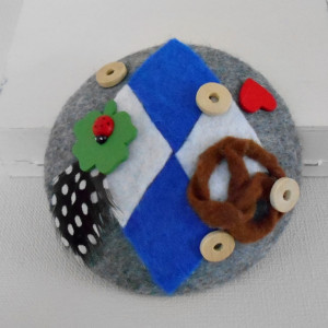 Fascynator w stylu bawarskim