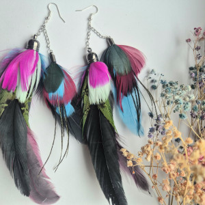 Kolczyki  lub klipsy koła szaleństwo