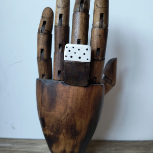 Pierścionek a`la domino