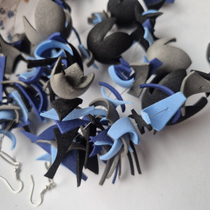 Kolczyki  lub klipsy kwiaty