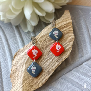 „VERONICA” kolczyki z glinki polimerowej