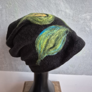 Czapka wełniana  czarna