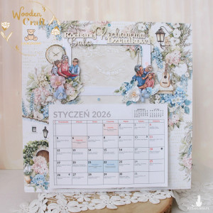 Kalendarz ze zdjęciem, prezent dla babci i dziadka, Dzień Babci i Dziadka 3 GOTOWY