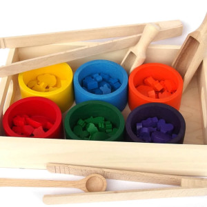 SORTER DREWNIANY MONTESSORI