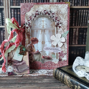 Romantyczny pamiętnik 🌹 sekretnik  w stylu vintage