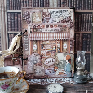 Poranna kawa ☕/ Retro Notatnik/ pamiętnik