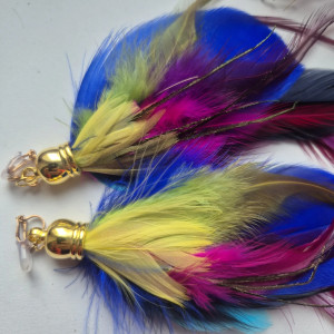 klipsy pióra szaleństwo