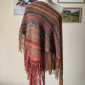 Jesienny las - miła, oryginalna chusta