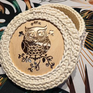 Koszyczek kremowa perła