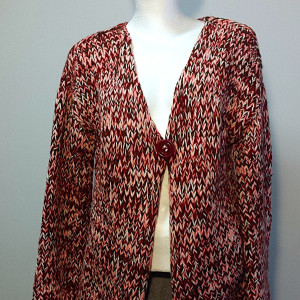 Nowy, oryginalny, ręcznie wykonany ciepły kardigan