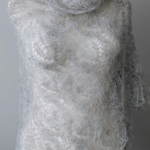 Chusta w gail -jasno szara