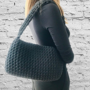 Mała torebka na ramię, prostokątna torba .