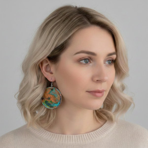 Kolczyki - minaturowe obrazy