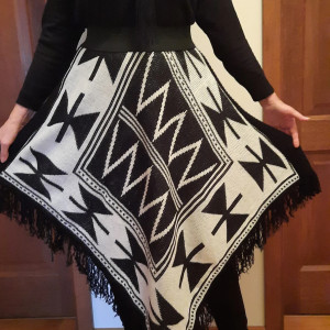 Spódnica  boho asymetryczna handmade # upcycledclothes