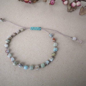 Bransoletka z larimarem