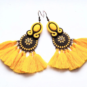 Yellow kolczyki sutasz