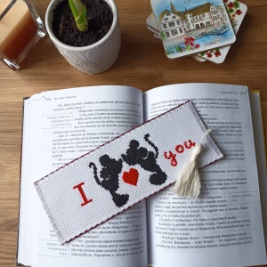 Zakładka do książki dla zakochanych