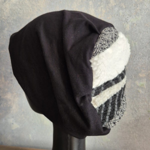 Czapka Czarna gora patchwork