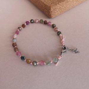 Bransoletka z kolorowym turmalinem