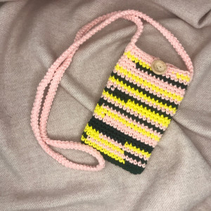 Etui na telefon,mała kolorowa torebka na ramię.