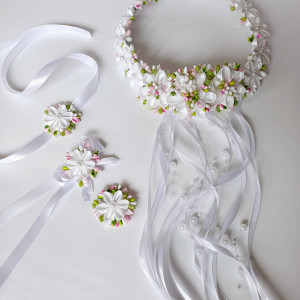 Wianek komunijny plus ozdoby